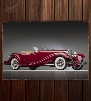 Металлическая табличка Mercedes-Benz 500K Luxury Roadster